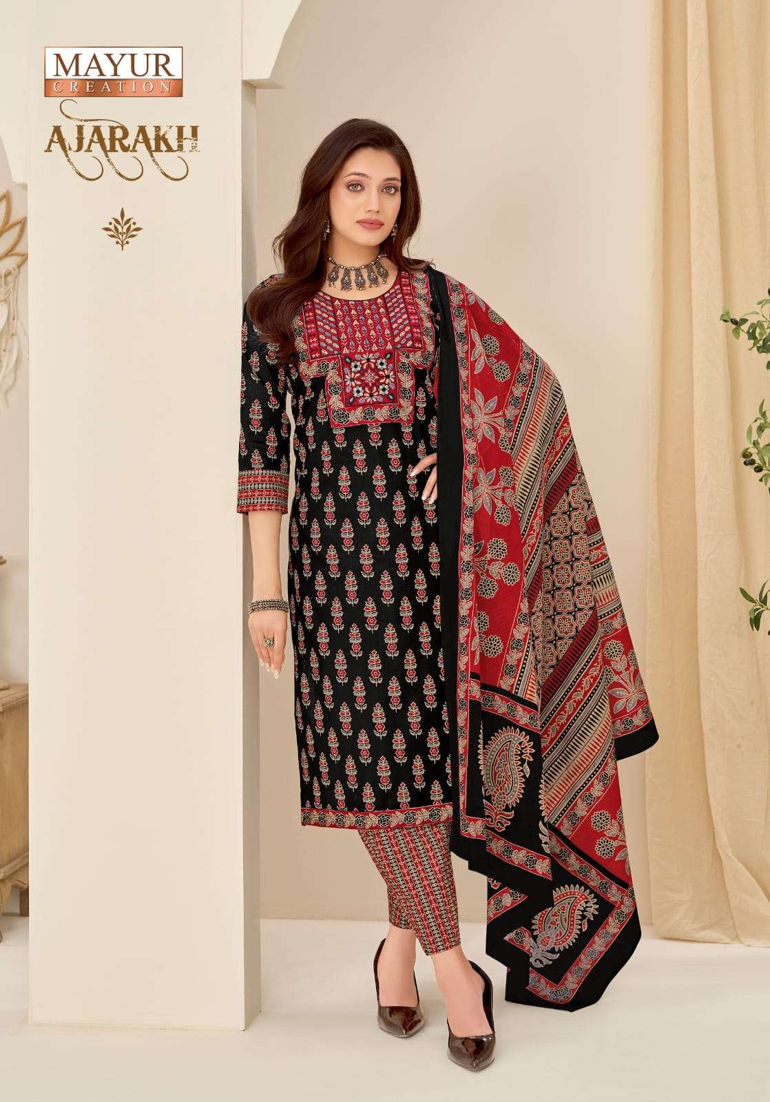 Mayur Creation Ajarakh Vol - 11 Salwar Suit Set Wholesale Catalogue - Amrah Wholesale