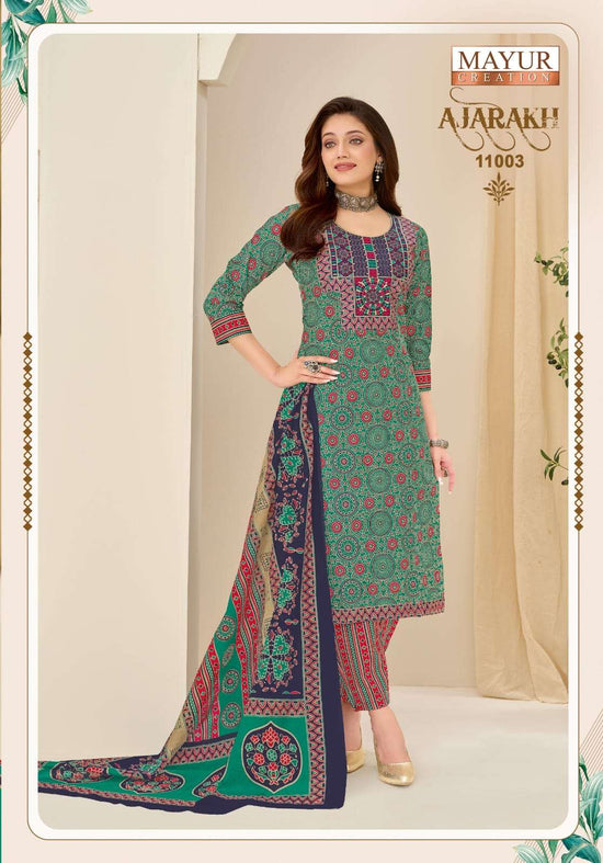 Mayur Creation Ajarakh Vol - 11 Salwar Suit Set Wholesale Catalogue - Amrah Wholesale