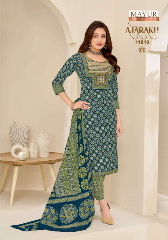 Mayur Creation Ajarakh Vol - 11 Salwar Suit Set Wholesale Catalogue - Amrah Wholesale