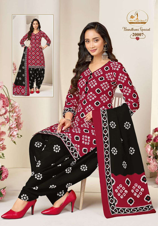 Mayur Creation Bandhani Special Vol 20 Cotton Salwar Suit Set