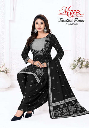 Mayur Creation Bandhani Vol 27 Pure Cotton Dress Material - Amrah Wholesale
