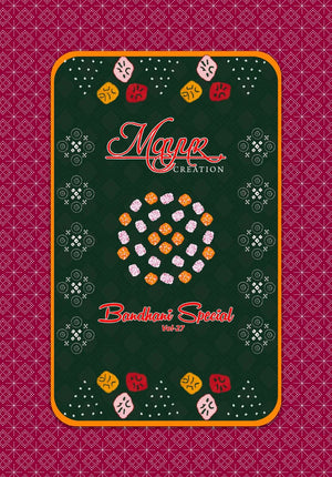 Mayur Creation Bandhani Vol 27 Pure Cotton Dress Material - Amrah Wholesale