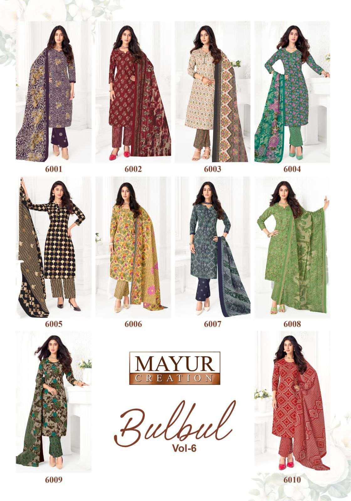 Mayur Creation Bulbul Vol 6 Cotton Printed Dress Material