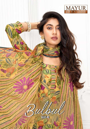 Mayur Creation Bulbul Vol 6 Cotton Printed Dress Material