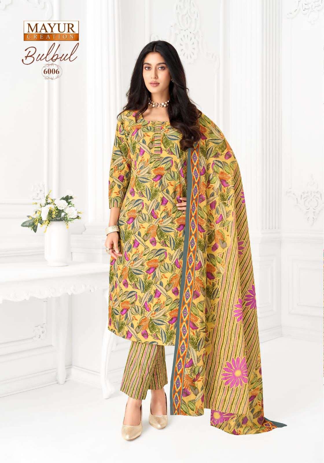 Mayur Creation Bulbul Vol 6 Cotton Printed Dress Material