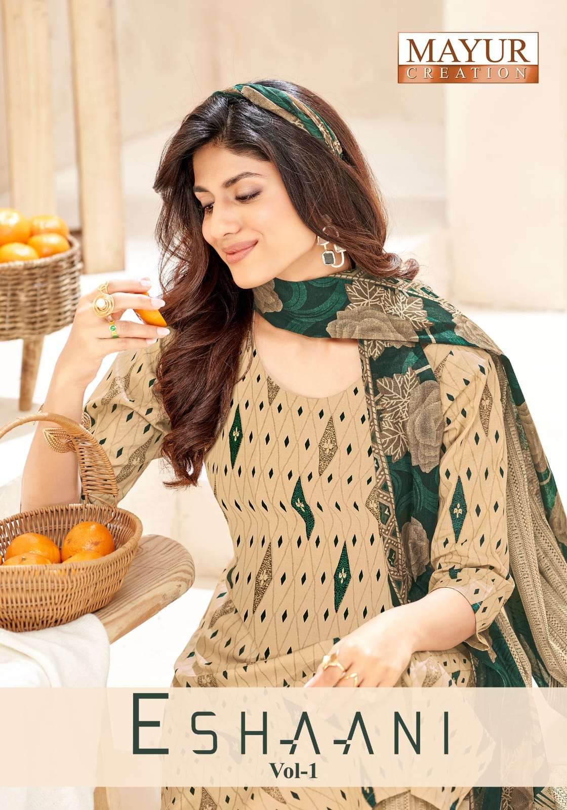 Mayur Creation Eshaani Vol 1 Pure Cotton Printed Dress Material