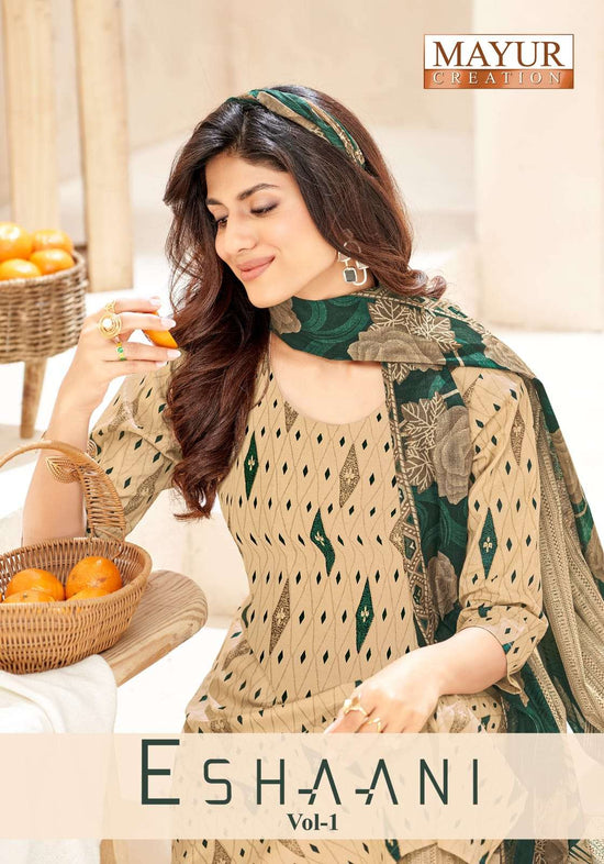 Mayur Creation Eshaani Vol 1 Pure Cotton Printed Dress Material