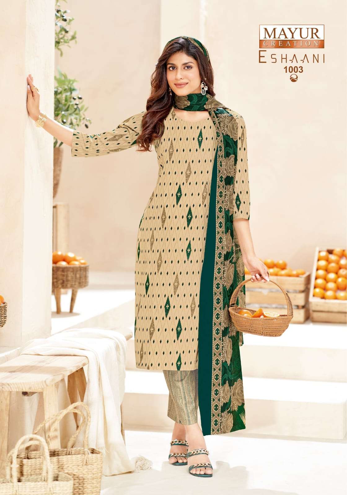 Mayur Creation Eshaani Vol 1 Pure Cotton Printed Dress Material