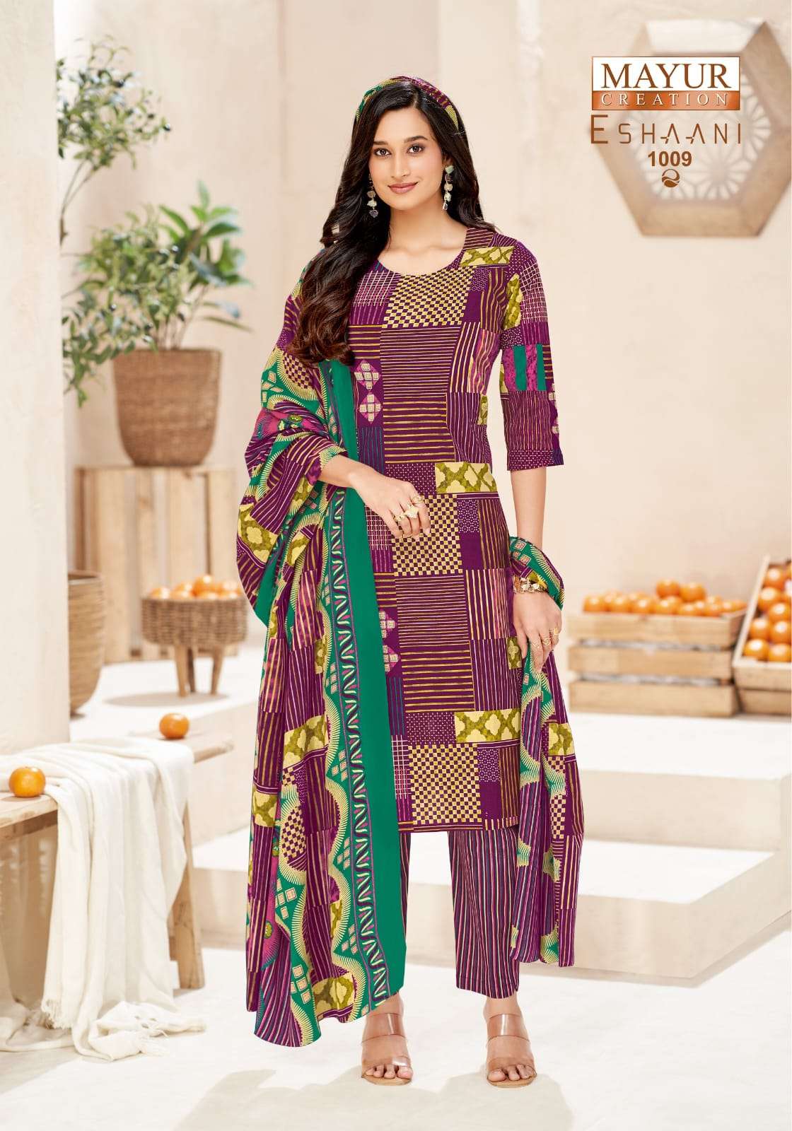 Mayur Creation Eshaani Vol 1 Pure Cotton Printed Dress Material
