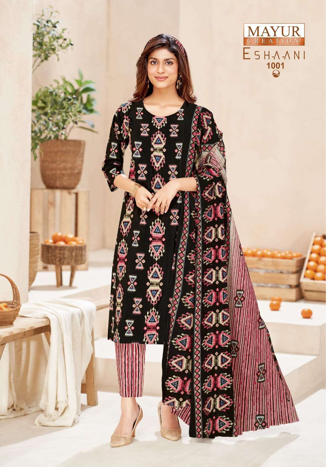Mayur Creation Eshaani Vol 1 Pure Cotton Printed Dress Material