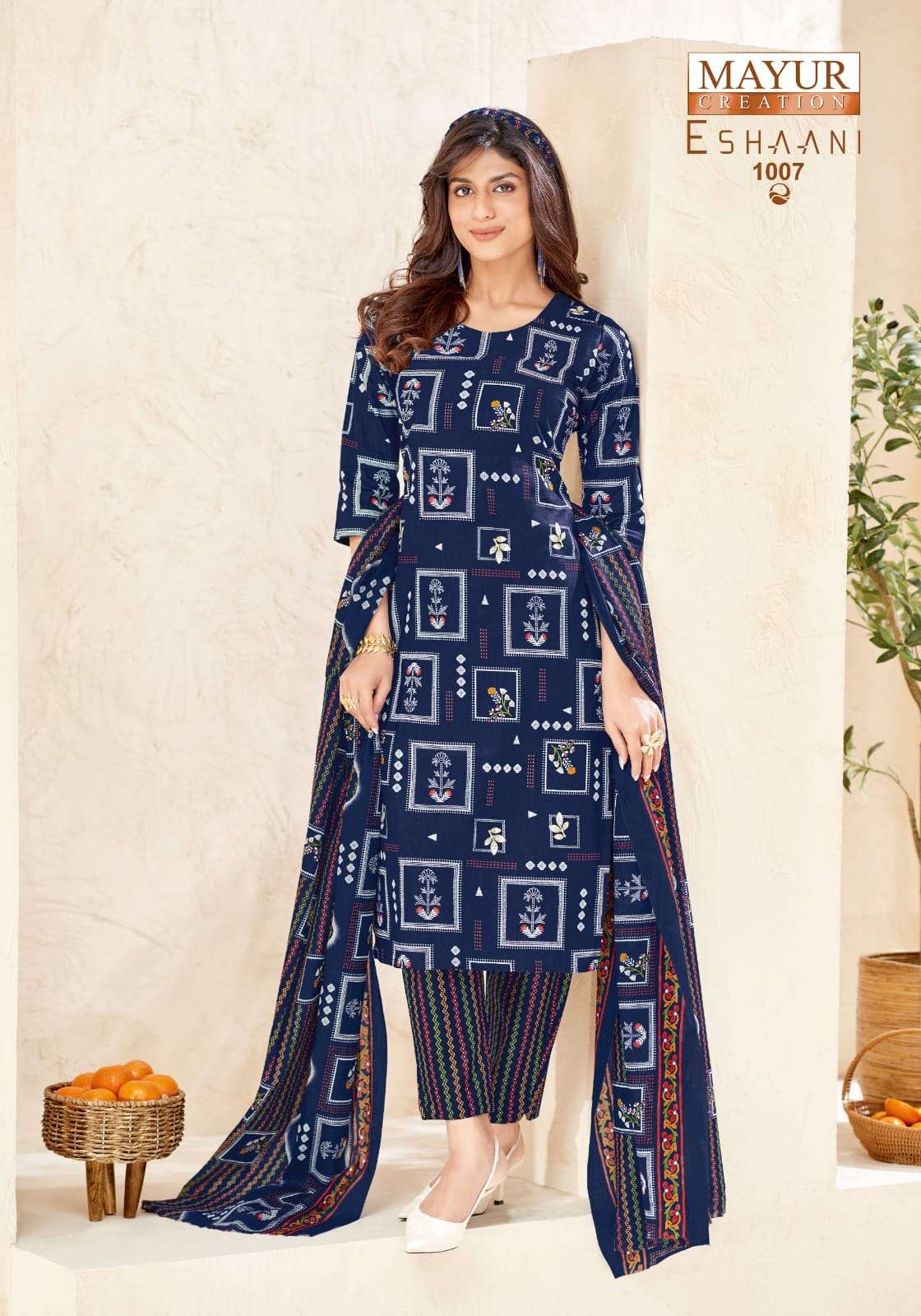 Mayur Creation Eshaani Vol 1 Pure Cotton Printed Dress Material