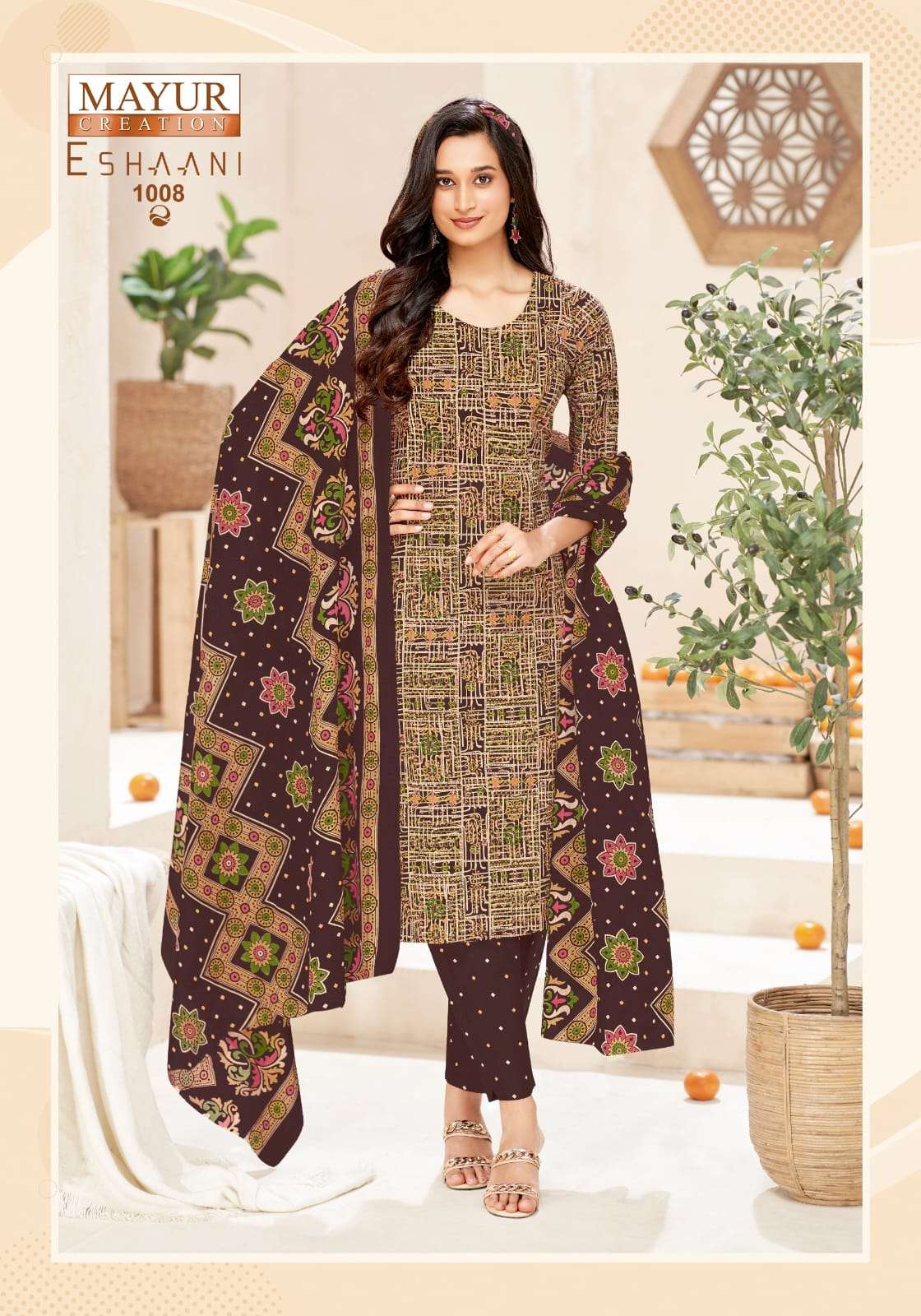 Mayur Creation Eshaani Vol 1 Pure Cotton Printed Dress Material