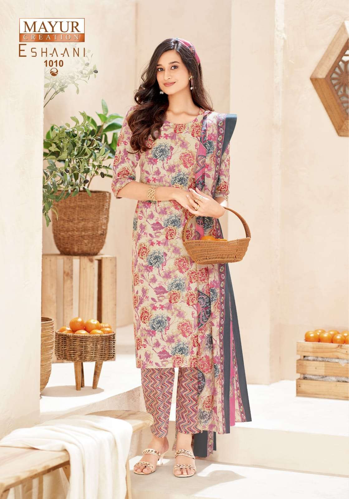 Mayur Creation Eshaani Vol 1 Pure Cotton Printed Dress Material