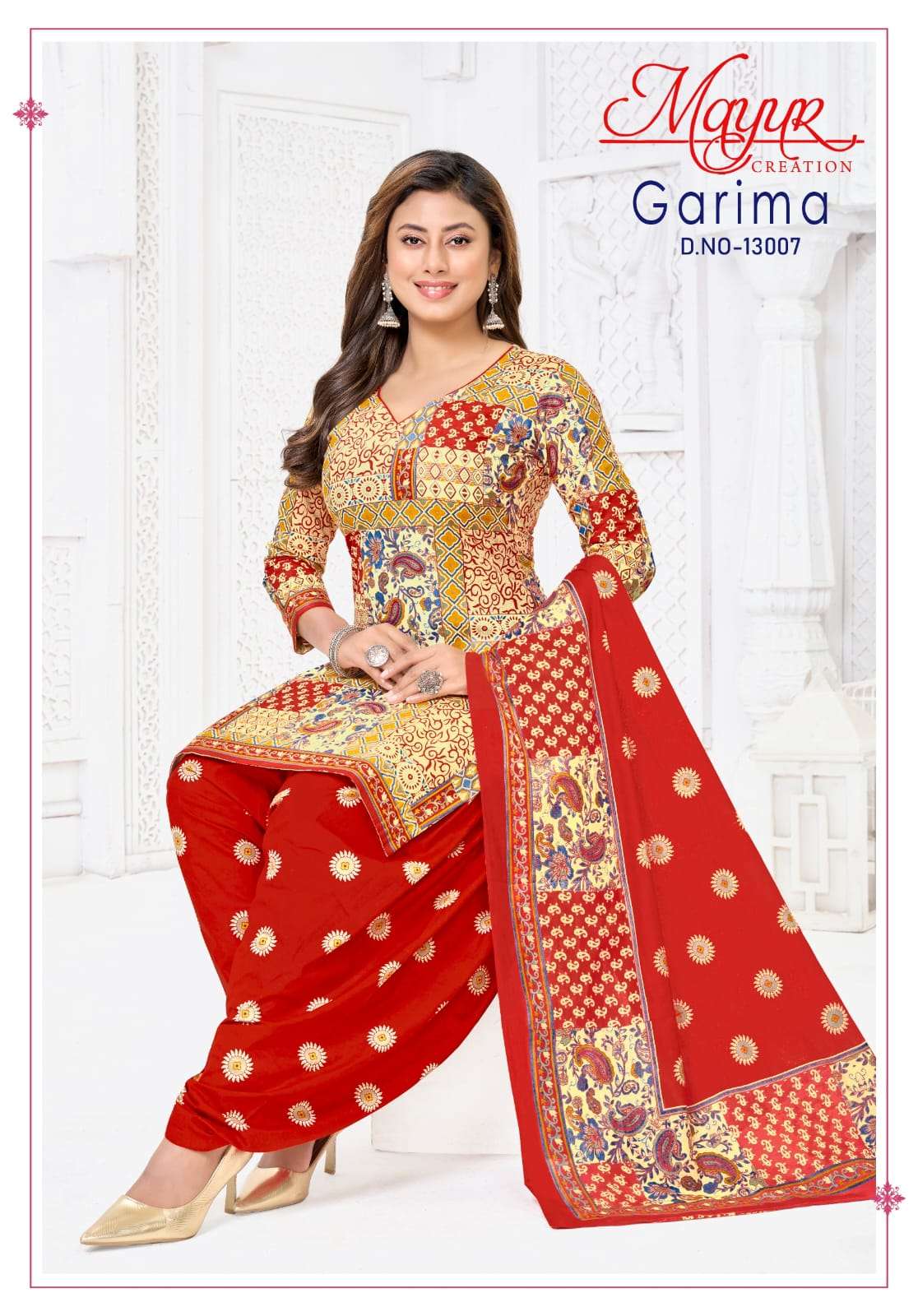 Mayur Creation Garima Vol - 13 Cotton Printed Dress Material - Amrah Wholesale