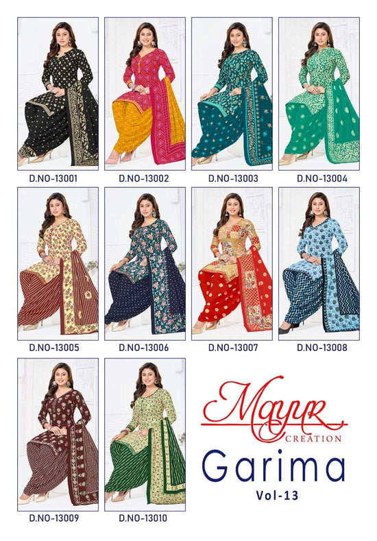 Mayur Creation Garima Vol - 13 Cotton Printed Dress Material - Amrah Wholesale