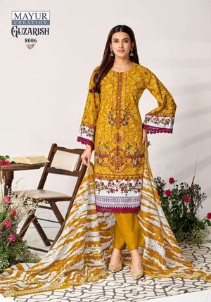 Mayur Creation Guzarish Vol 8 Designer Printed Cotton Dress Material - Amrah Wholesale