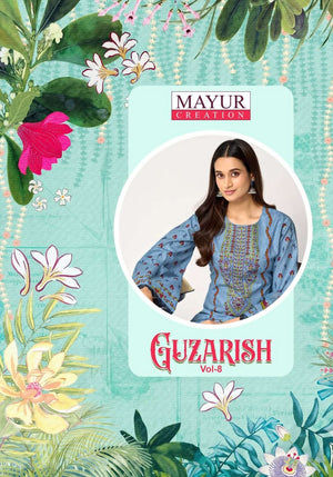 Mayur Creation Guzarish Vol 8 Designer Printed Cotton Dress Material - Amrah Wholesale