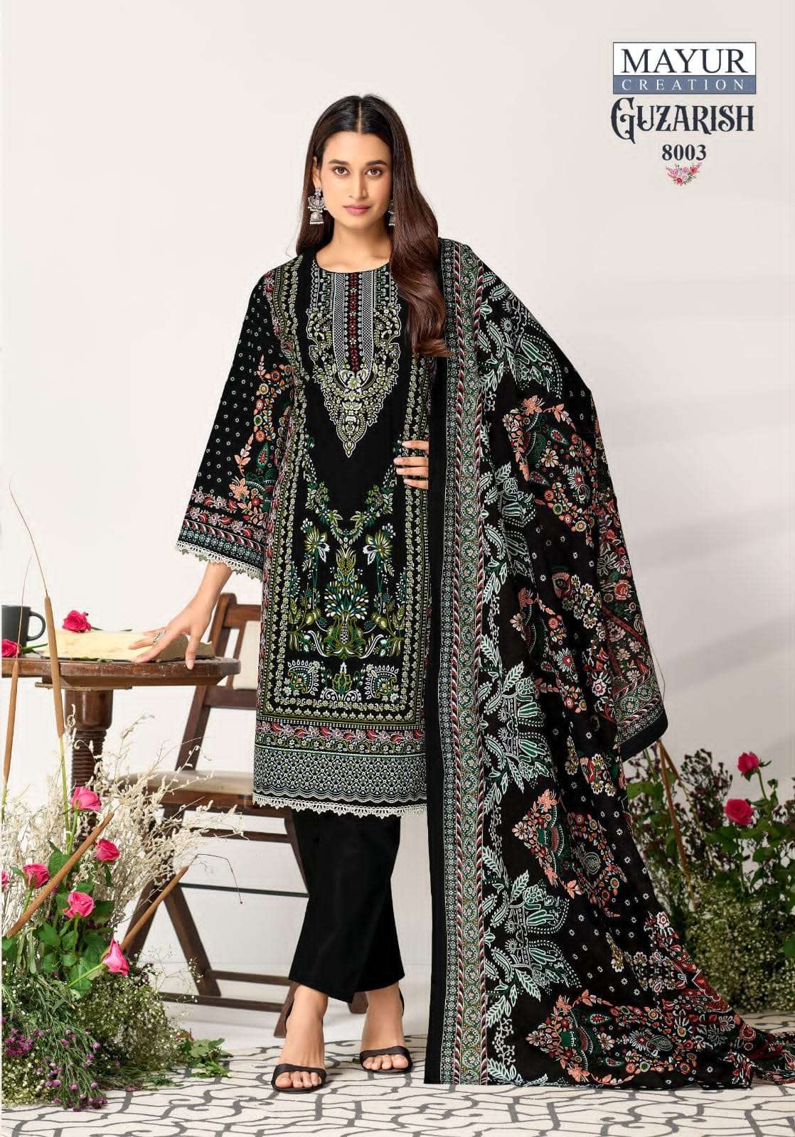 Mayur Creation Guzarish Vol 8 Designer Printed Cotton Dress Material - Amrah Wholesale