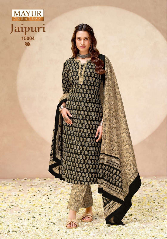 Mayur Creation Jaipuri Vol 15 Cotton Dress Material - Amrah Wholesale