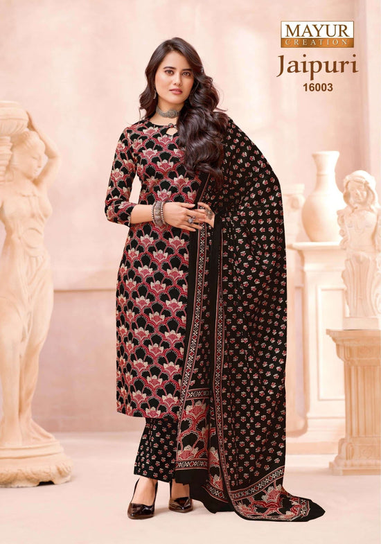 Mayur Creation Jaipuri Vol 16 Cotton Dress Material - Amrah Wholesale