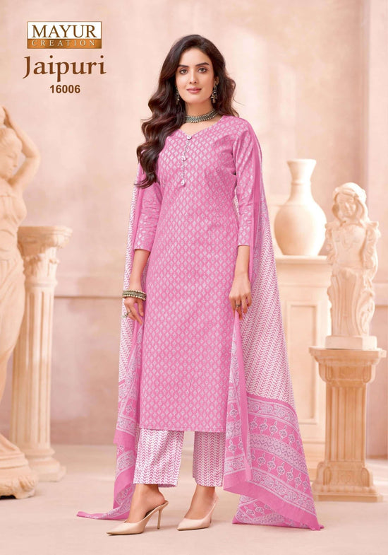 Mayur Creation Jaipuri Vol 16 Cotton Dress Material - Amrah Wholesale