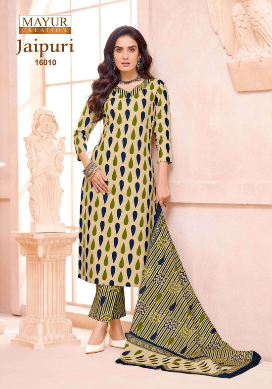 Mayur Creation Jaipuri Vol 16 Cotton Dress Material