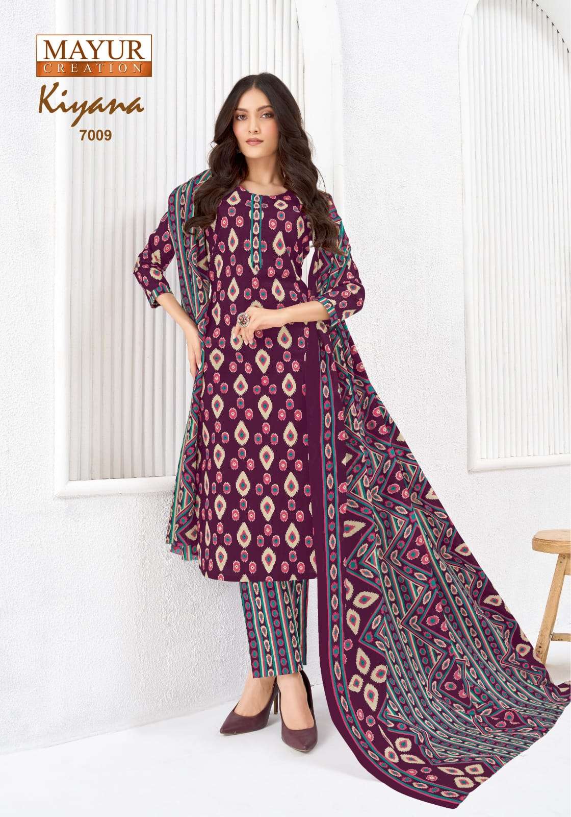 Mayur Creation Kiyana Vol 7 Pure Cotton Printed Salwar Suit Set