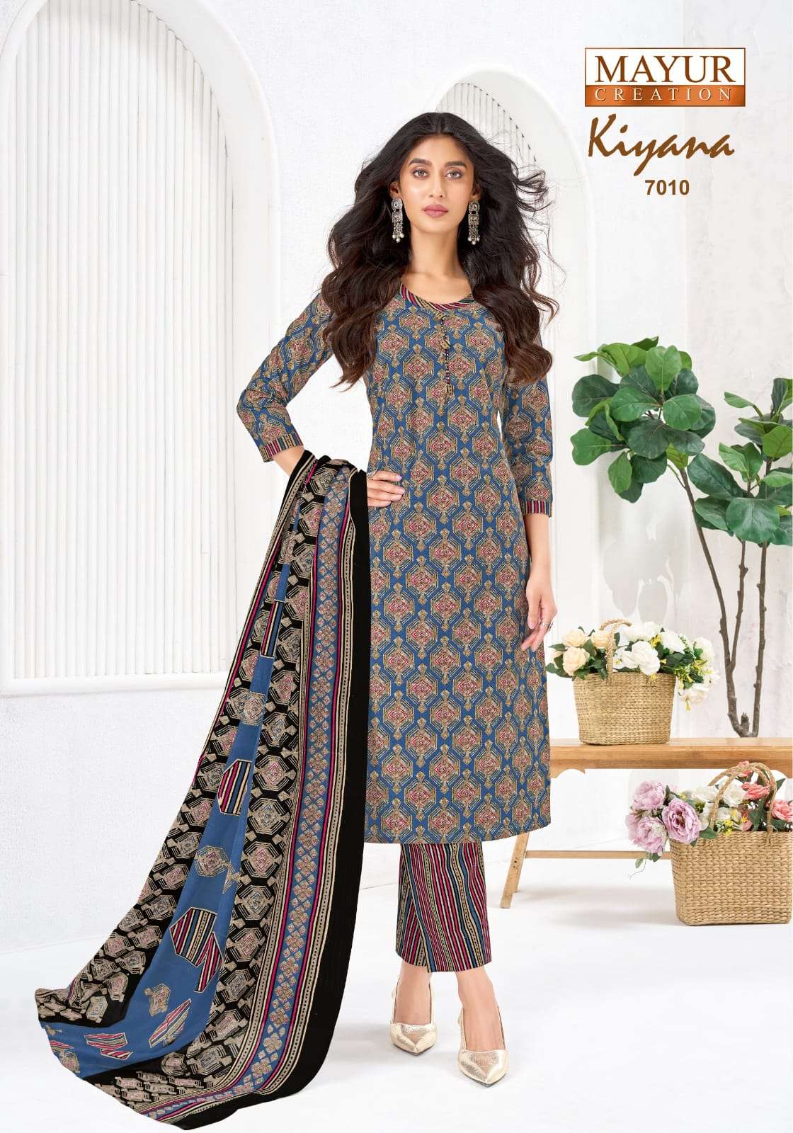 Mayur Creation Kiyana Vol 7 Pure Cotton Printed Salwar Suit Set