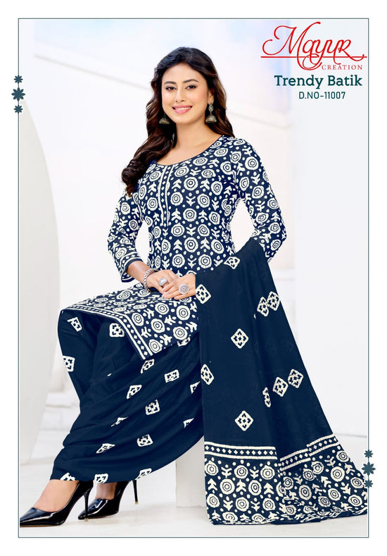 Mayur Creation Mayur Trendy Batik Vol 11 Pure Cotton Dress Material - Amrah Wholesale