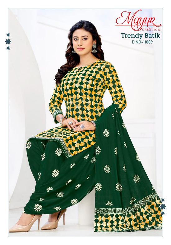 Mayur Creation Mayur Trendy Batik Vol 11 Pure Cotton Dress Material - Amrah Wholesale