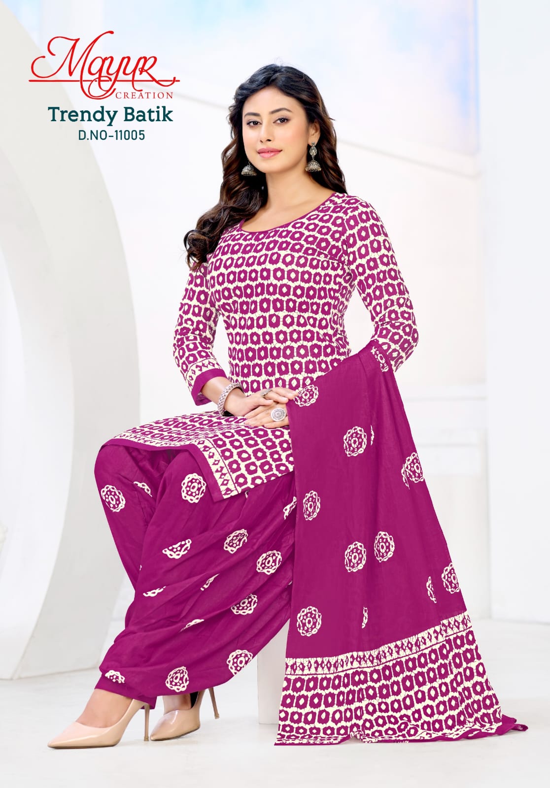 Mayur Creation Mayur Trendy Batik Vol 11 Pure Cotton Dress Material - Amrah Wholesale