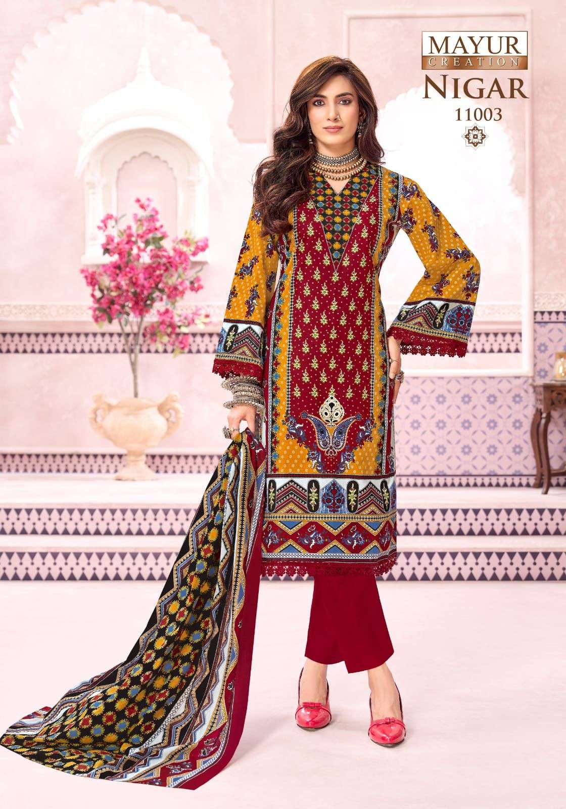 MAYUR CREATION NIGAR Cotton Stitched Dresses