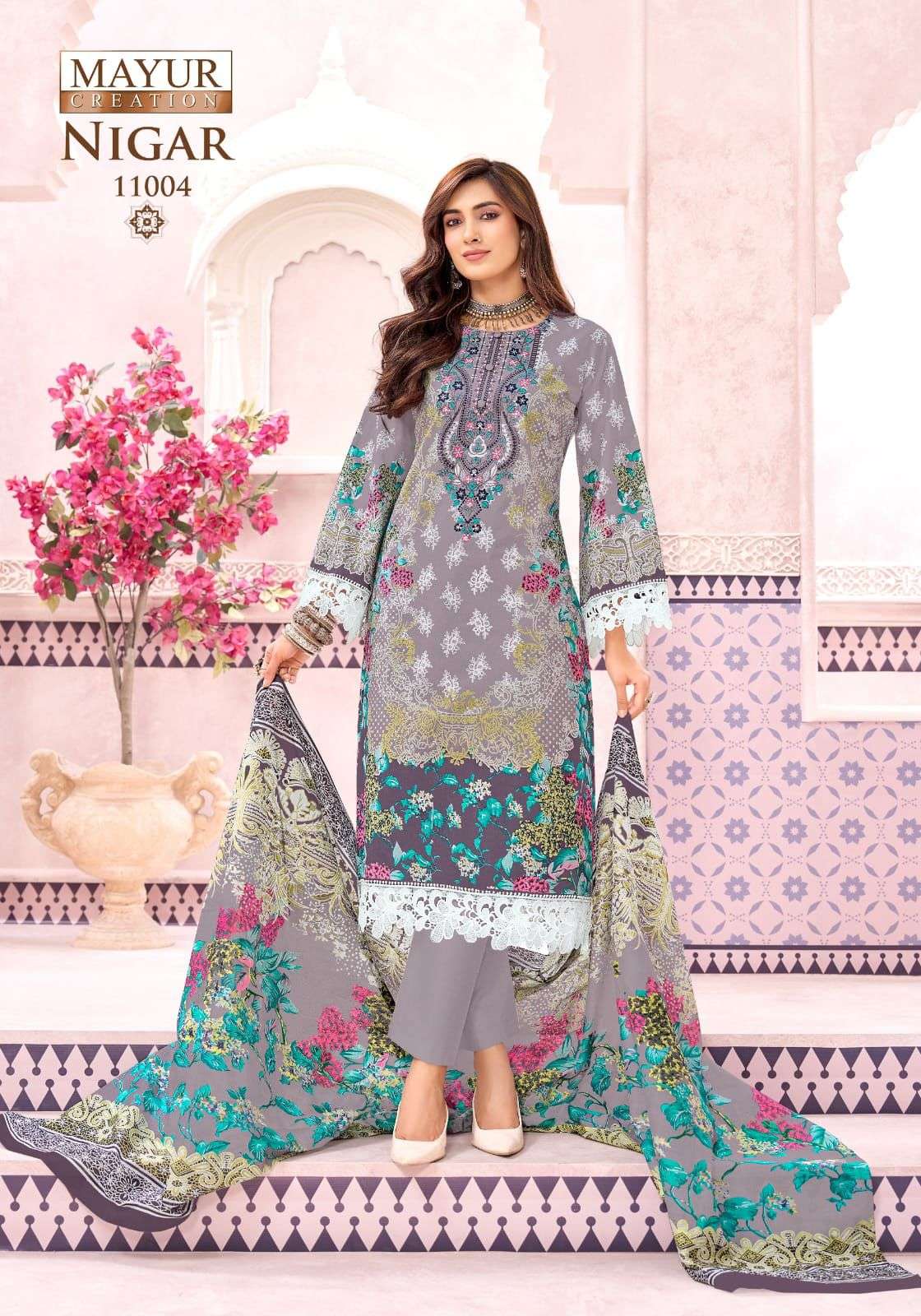MAYUR CREATION NIGAR Cotton Stitched Dresses