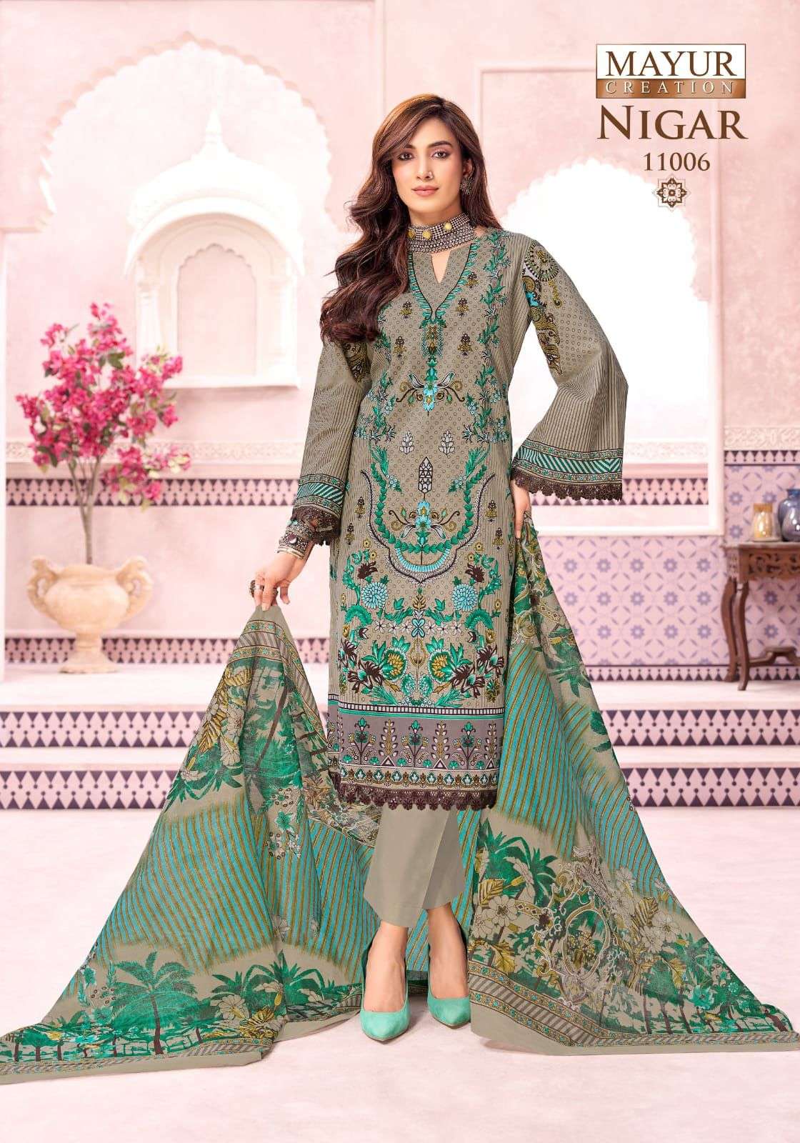 MAYUR CREATION NIGAR Cotton Stitched Dresses