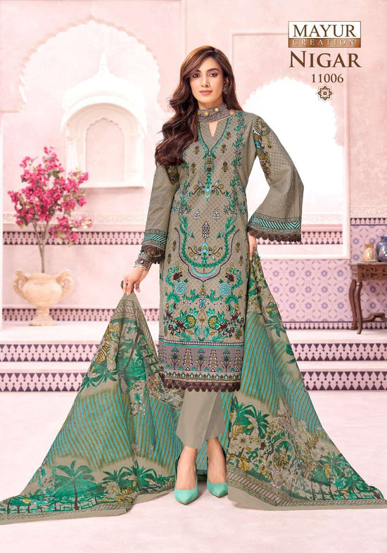 MAYUR CREATION NIGAR Cotton Stitched Dresses