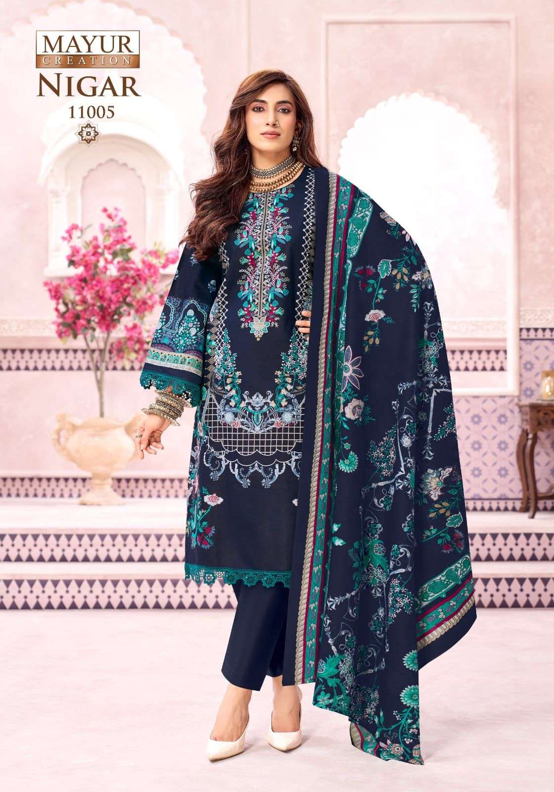 MAYUR CREATION NIGAR Cotton Stitched Dresses