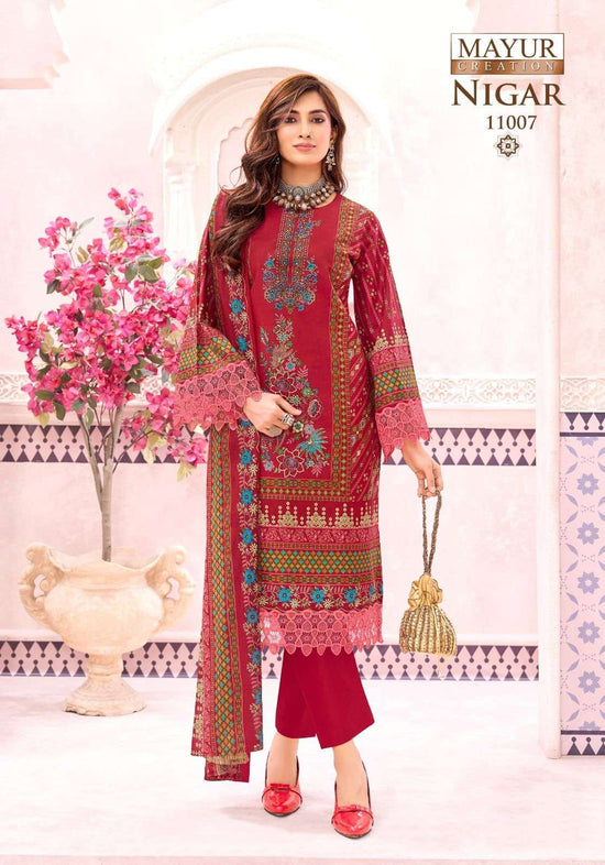 MAYUR CREATION NIGAR Cotton Stitched Dresses