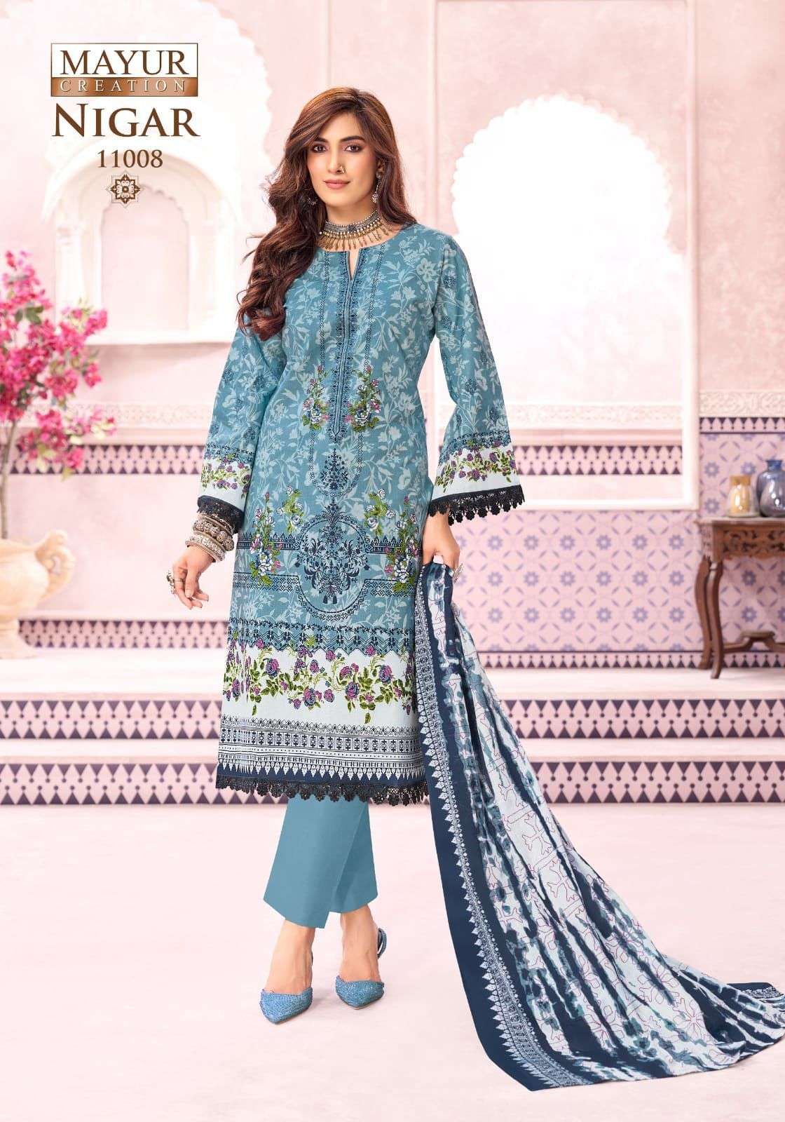 MAYUR CREATION NIGAR Cotton Stitched Dresses