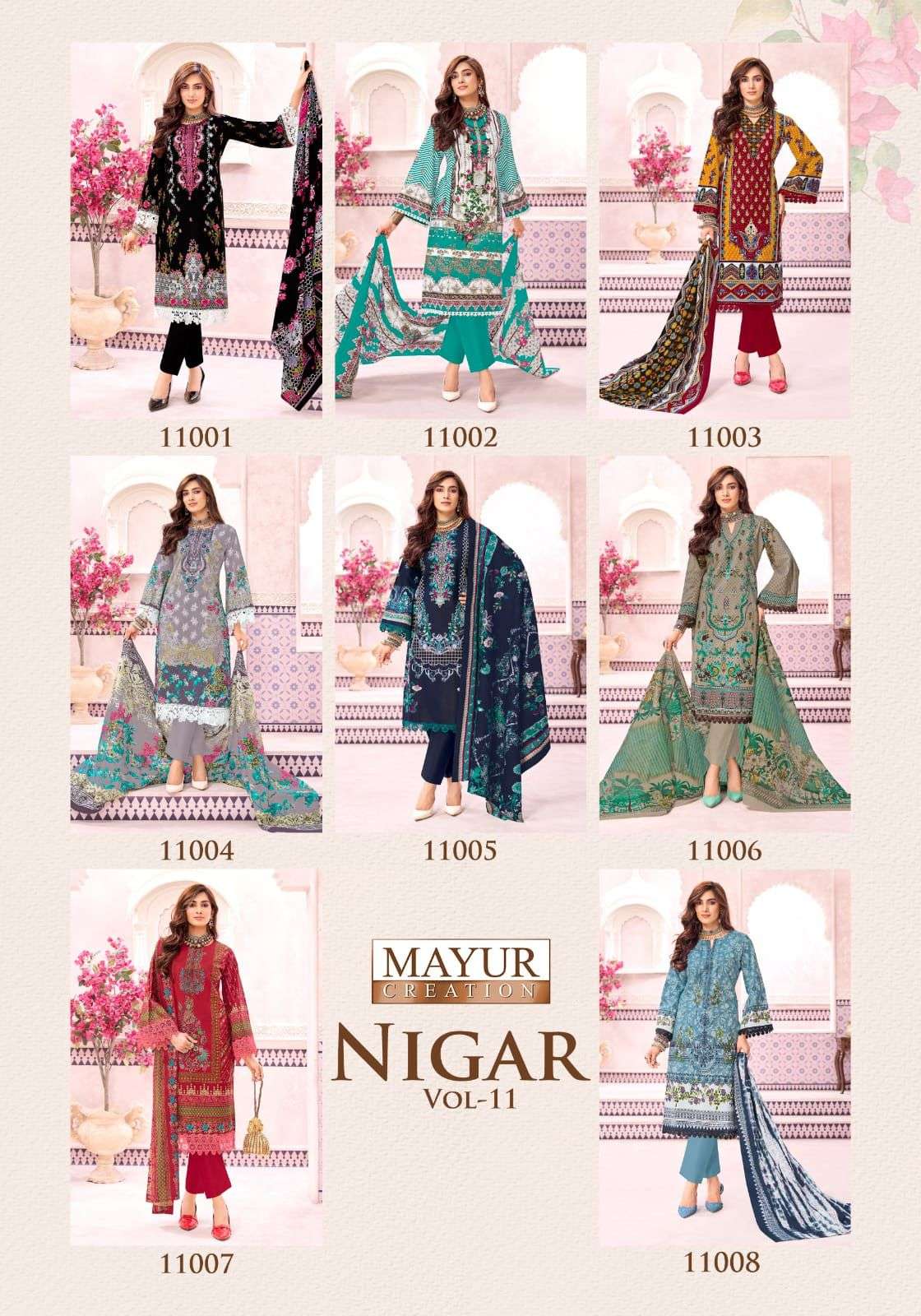 MAYUR CREATION NIGAR Cotton Stitched Dresses