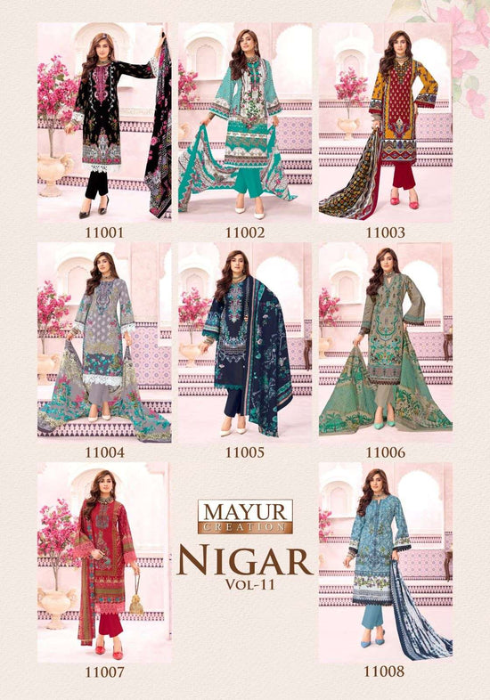 MAYUR CREATION NIGAR Cotton Stitched Dresses