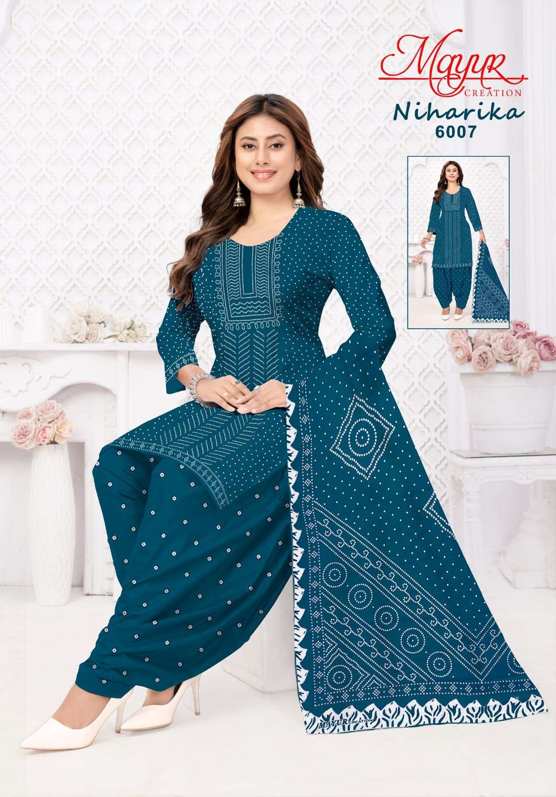 Mayur Creation Niharika Vol 6 Pure Cotton Printed Dress Material