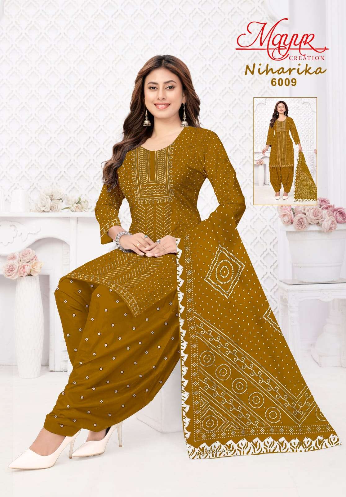 Mayur Creation Niharika Vol 6 Pure Cotton Printed Dress Material