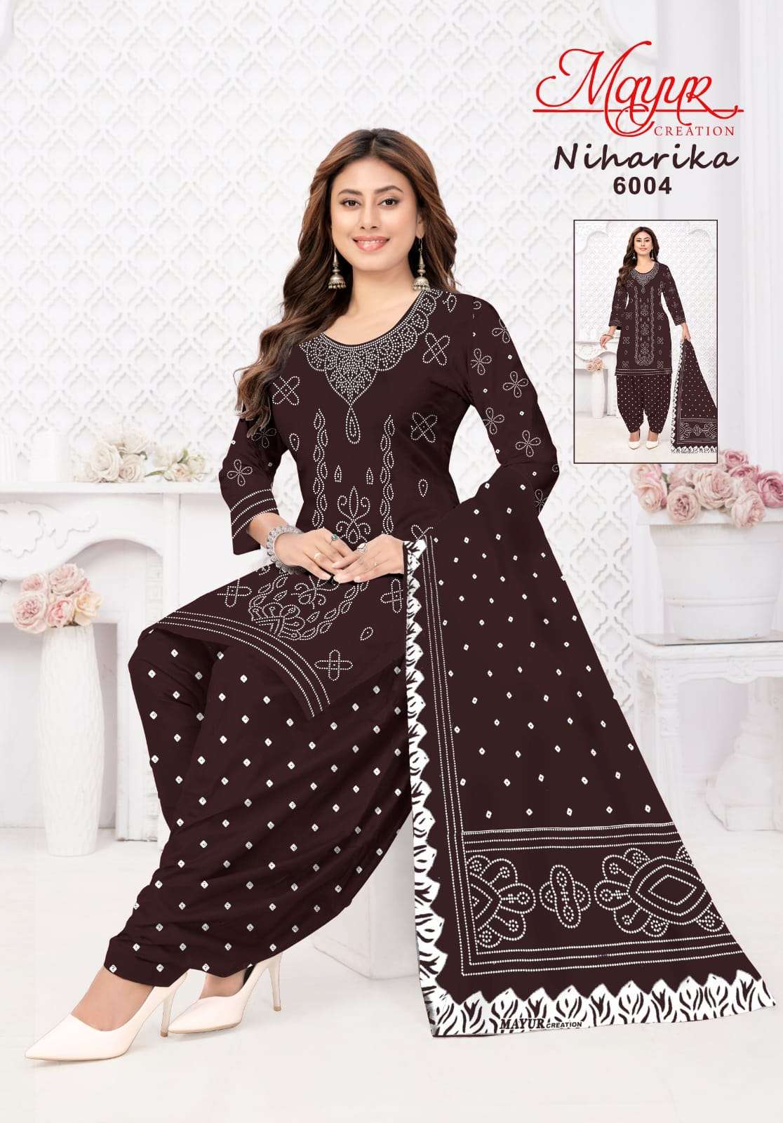 Mayur Creation Niharika Vol 6 Pure Cotton Printed Dress Material