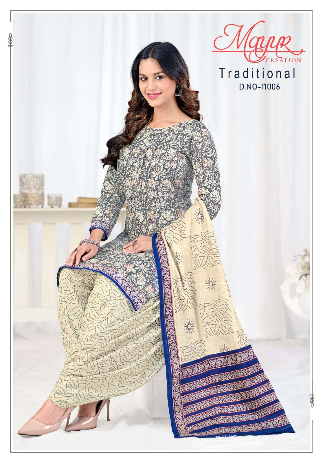 Mayur Creation Traditional Vol 11 Pure Cotton Dress Material