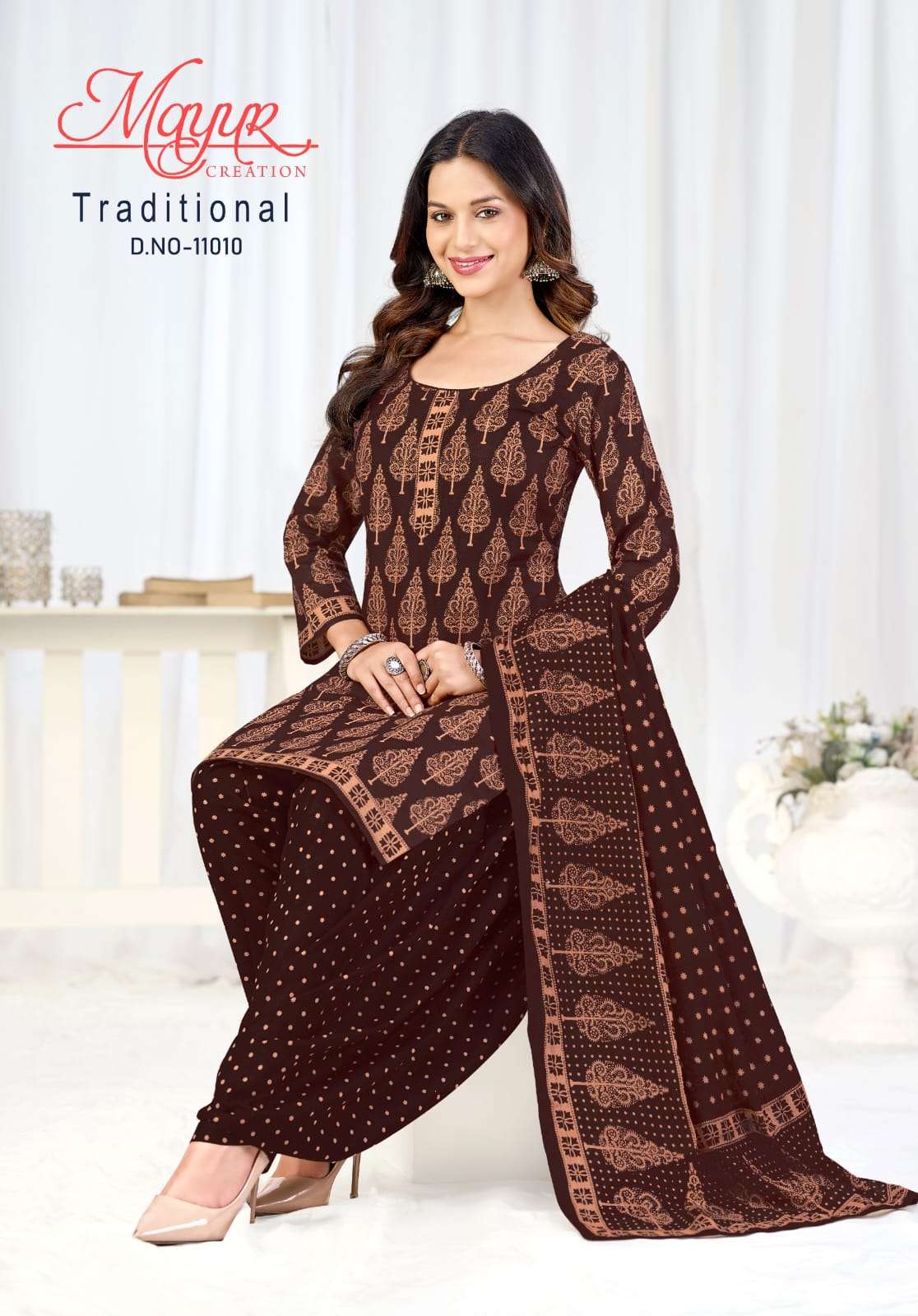 Mayur Creation Traditional Vol 11 Pure Cotton Dress Material