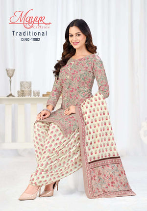 Mayur Creation Traditional Vol 11 Pure Cotton Dress Material