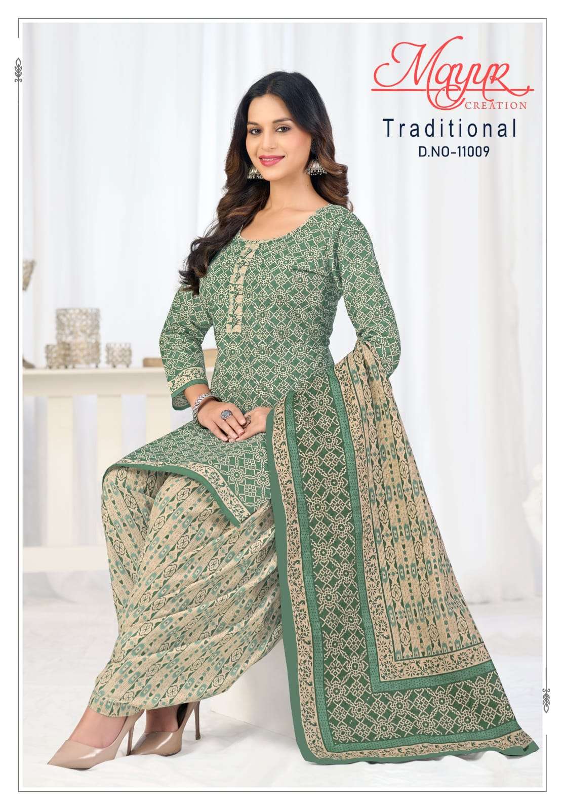 Mayur Creation Traditional Vol 11 Pure Cotton Dress Material