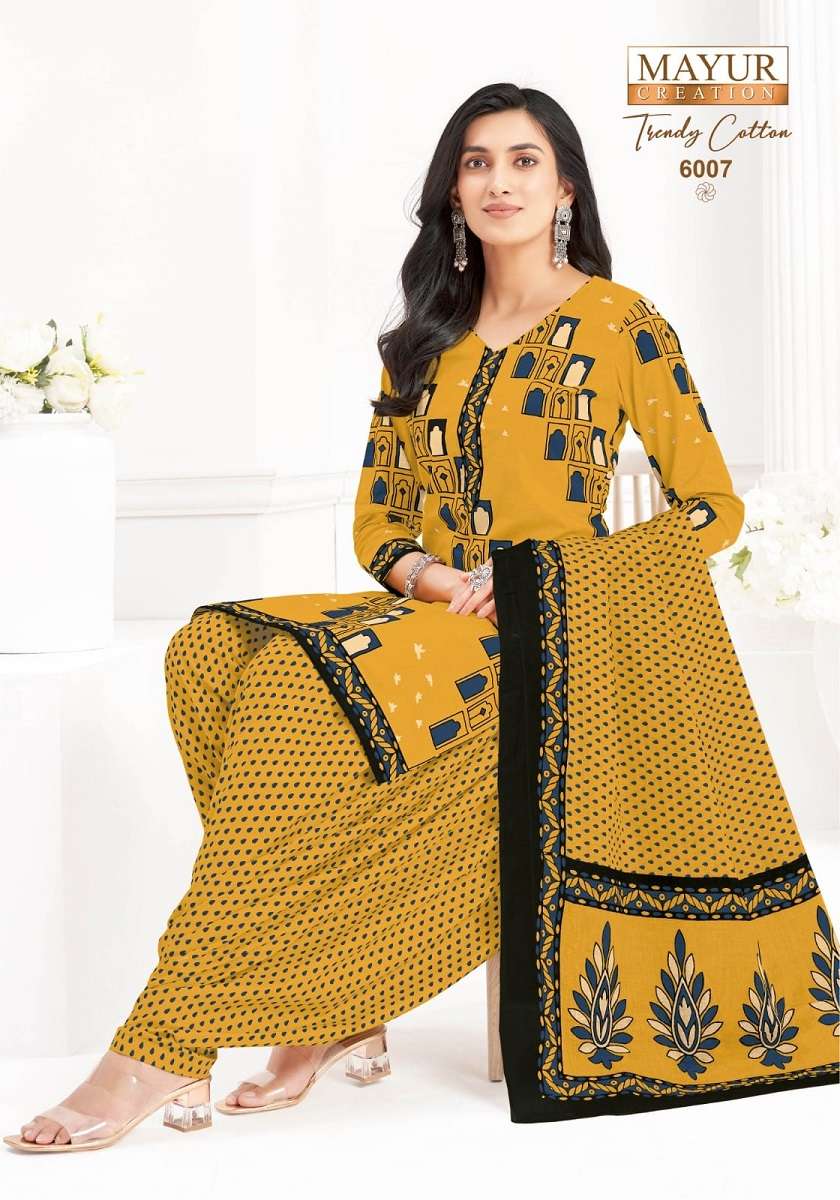 Mayur Creation Trendy Cotton Vol-6 6001 To 6010