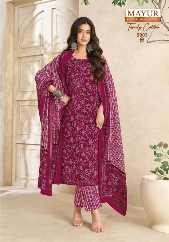 Mayur Creation Trendy Cotton Vol 9 Dress Material