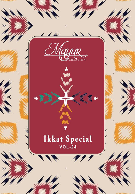 Mayur Ikkat Special Vol 24 Cotton Dress Material - Amrah Wholesale
